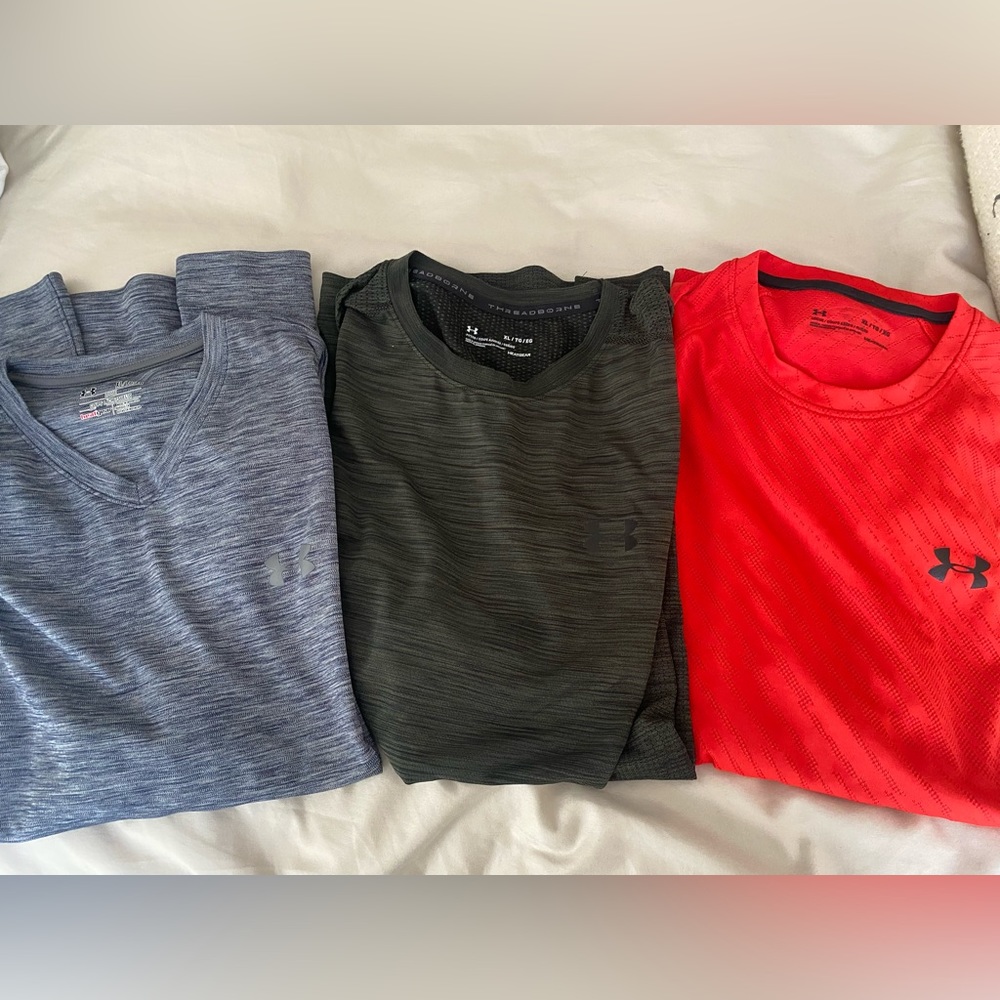 Men’s Under Armour Heatgear Shirts (Set of 3)